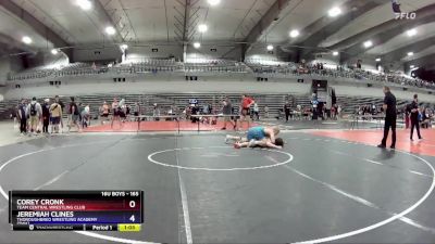 165 lbs Round 3 - Jeremiah Clines, Thoroughbred Wrestling Academy (TWA) vs Corey Cronk, Team Central Wrestling Club