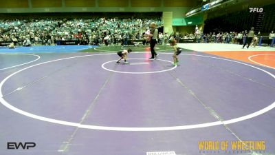 46 lbs Consi Of 8 #2 - Uila Peters, LV Bear Wrestling Club vs Grayson Villarreal, Salem Elite Mat Club