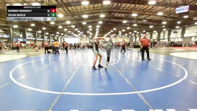 145 lbs Consi Of 32 #1 - Gunner Benedict, CA vs Talon Maple, FL