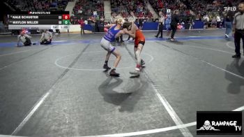 80 lbs Cons. Semi - Kale Schuster, Ogden`s Outlaws vs Waylon Miller, Greater Heights