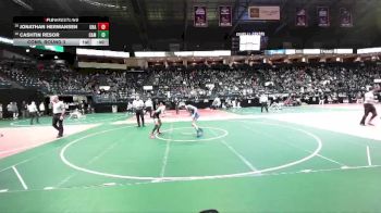 126 lbs Cons. Round 3 - Jonathan Hermansen, Unattached vs Cashtin Resor, CAM2