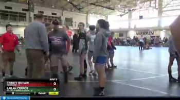 127 lbs Round 3 (4 Team) - Jayci Shelton, Missouri Blue vs Lauren Dothager, Charlies Angels Pink