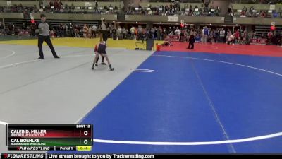 45 lbs Round 1 - Cal Boehlke, Nononsense Wrestling vs Caleb D. Miller, Immortal Athletics WC