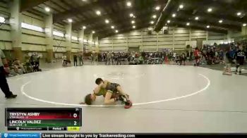 71 lbs Quarters & Wb (16 Team) - Trystyn Ashby, Utah Black vs Lincoln Valdez, Bear Cave