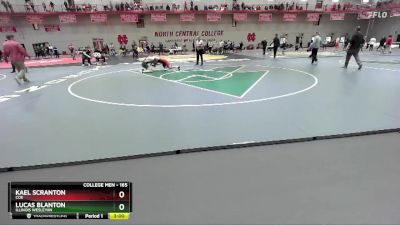 165 lbs Prelim - Lucas Blanton, Illinois Wesleyan vs Kael Scranton, Coe