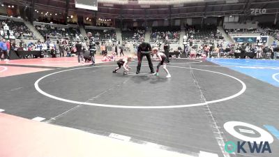 46 lbs Quarterfinal - Judd Esmeyer, Owasso Takedown Club vs Stetson Long, Pocola Youth Wrestling