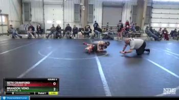 92 lbs Round 3 (4 Team) - Seth Crawford, Warhawks Black vs Brandon Veno, 84 Athletes