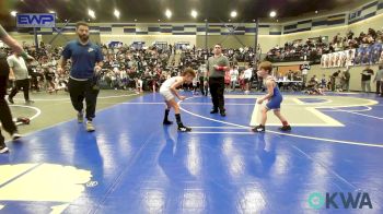 55 lbs Round Of 16 - Zeke Hall, Piedmont vs Easton Smith, Kingfisher YellowJackets