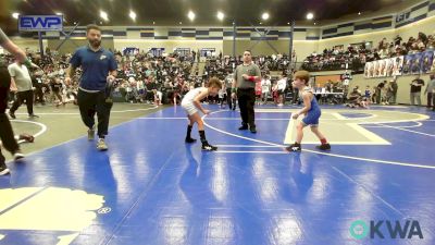 55 lbs Round Of 16 - Zeke Hall, Piedmont vs Easton Smith, Kingfisher YellowJackets