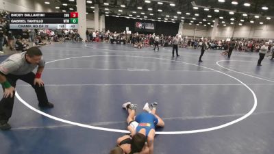 63 lbs Champ. Rd Of 32 - Gabriel Tantillo, Warrior Trained Wrestling vs Brody Ballantini, Sebolt Wrestling Academy