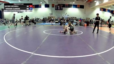 96 lbs 3rd Place Match - Bridger Clemons, Richmond Wrestling Club vs Hayden Archbell, Witchduck Training Facility