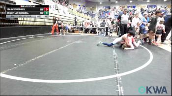 92 lbs Consi Of 4 - Isaac Emerald, Raw Wrestling Club vs Jonathan Kidwell, Raw Wrestling Club