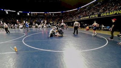 90 lbs Quarterfinal - Connor Beckman, Hempfield vs Elijah Santiago, Allentown