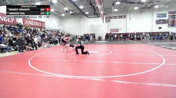 120 lbs Round Of 16 - Bradey Jonasch, Killingly vs Addison Vail, Stafford