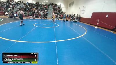 215 lbs Cons. Round 3 - Connor Curry, Lingle-Ft. Laramie/Southeast vs Candin Huntington, Green River
