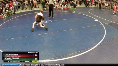 64 lbs 5th Place Match - Rowan Brown, Wasatch WC vs Tyson Linnell, Stallions Wrestling Club