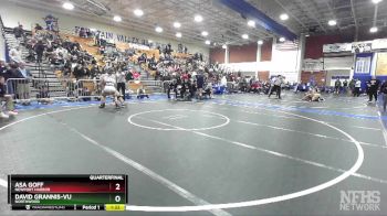 190 lbs Quarterfinal - David Grannis-Vu, Northwood vs Asa Goff, Newport Harbor