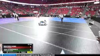 D2-182 lbs Champ. Round 1 - Sam Schwengels, Parkview/Albany vs Brayden Albee, Regis/Altoona