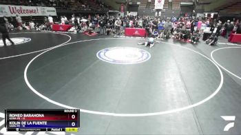 144 lbs Round 3 (16 Team) - Romeo Barahona, KCWA-FR vs Kolin De La Fuente, SAWA-FR