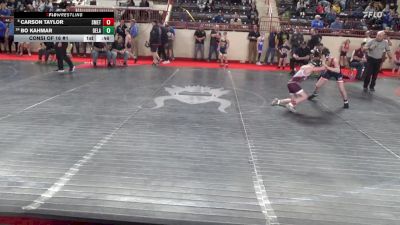 85_B lbs Consi Of 16 #1 - Carson Taylor, Smethport vs Bo Kahmar, Delaware Valley