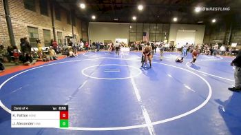 92-98 lbs Consi Of 4 - Kyan Patton, Honey Badgers Wrestling Club vs Jordan Alexander, Hurricane Wrestling Academy