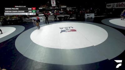All Cadet Boys Freestyle Lower - 126 lbs Cons. Round 2 - Joshua Pullins, Wild Cats Wrestling Club vs Jasiyah Chapa Galvan, Sanger High School Wrestling