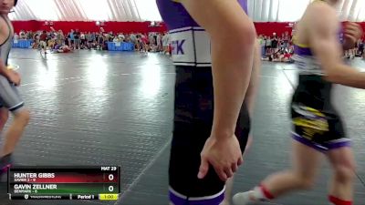 126 lbs Round 1 (6 Team) - Hunter Gibbs, Xavier 2 vs Gavin Zellner, Denmark