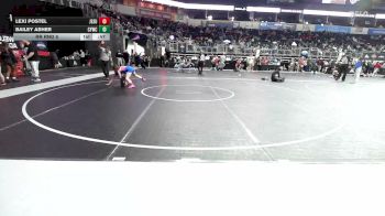 100 lbs Rr Rnd 5 - Lexi Postel, Jesup Mat Club vs Bailey Asher, Cywc