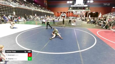 77 lbs Quarterfinal - Tayla Swanson, Western Nebraska Elite vs Roman Adams, Windy City WC