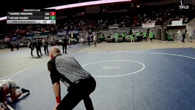 D 1 175 lbs 3rd Place Match - Harris Treuting, Jesuit vs Dylan Talbot, Southside