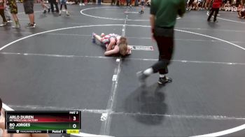 95/101 Quarterfinal - Arlo Duren, NC Wrestling Factory vs Bo Jorges, C2X