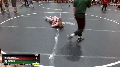 95/101 Quarterfinal - Arlo Duren, NC Wrestling Factory vs Bo Jorges, C2X