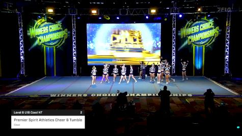 Premier Spirit Athletics Cheer & Tumble - Steel [2025 Level 6 U18 Coed NT 2] 2025 Winners Choice Live at Foxwoods