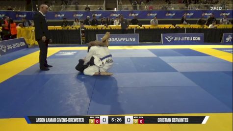 Cristian Cervantes vs Jason Lamar Givens-Brewster 2026 Pan Jiu Jitsu IBJJF Championship