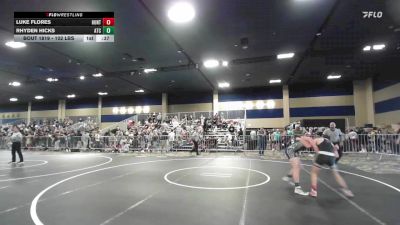 102 lbs Consi Of 16 #1 - Luke Flores, Huntington Beach HS vs Rhyden Hicks, Atc
