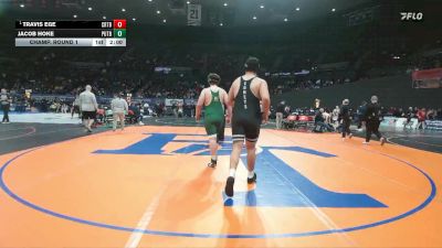 5A Boys 285 lbs Champ. Round 1 - Travis Ege, Crater Boys vs Jacob Hoke, Putnam Boys
