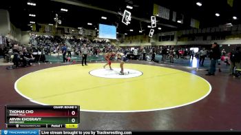 160 lbs Champ. Round 3 - Thomas Cho, Mission Hills vs Arvin KHOSRAVY, Birmingham