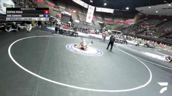 125 lbs 3rd Place Match - Sophia Soliz vs Zoe Zamora, Bloodline Wrestling