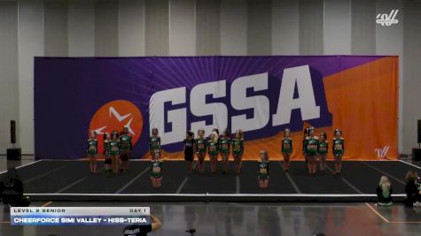 CheerForce Simi Valley - Hiss-teria [2025 L2 Senior Day 1] 2025 GSSA Ontario Challenge