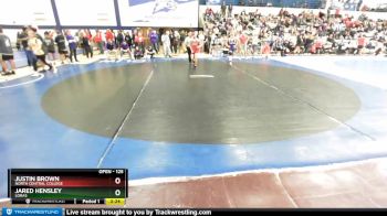 125 lbs Quarterfinal - Jared Hensley, Loras vs Justin Brown, North Central College