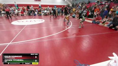 53-58 lbs Round 5 - Mathew Titchenell, HRA vs Kaileb Dominguez, Junior Bulldogs