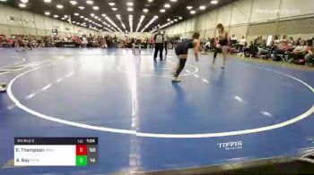 150 lbs Rr Rnd 3 - Emma Thompson, Oklahoma Supergirls vs Alex Ray, Sisters On The Mat Purple