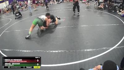 140/150 Round 1 - Israel Graham, Dixie Hornets vs Nikolas Meneses, Mighty Warriors Wrestling Acad