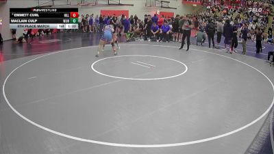 175 lbs 5th Place Match - Maclain Culp, West Linn vs Emmett Curl, Hillsboro