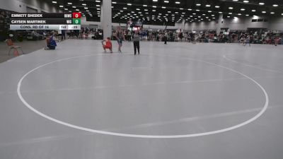 190 lbs Cons. Rd Of 16 - Caysen Martinek, Weigh In Club vs Emmett Shedek, Big Game Wrestling Club