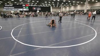 157 lbs Quarters - Allen Diaz, Kearney MatCats Wrestling Club vs Brian Moreno, Team Idaho Wrestling Club