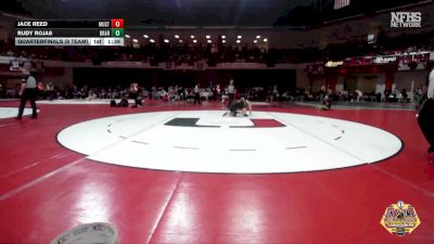 120 lbs Quarterfinals (8 Team) - Rudy Rojas, BROKEN ARROW vs Jace Reed, MUSTANG