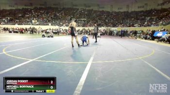 6A-144 lbs Quarterfinal - Jordan Podest, Westmoore vs Mitchell Borynack, Stillwater