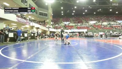 78 lbs 5th Place Match - Cooper Tabbert, Shepherd Wrestling Club vs Fletcher Lewis, Thermopolis Wrestling Club