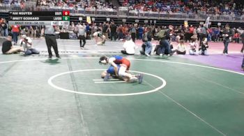 5A 120 lbs Champ. Round 1 - Brett Goddard, La Vernia vs Kai Nguyen, Grapevine